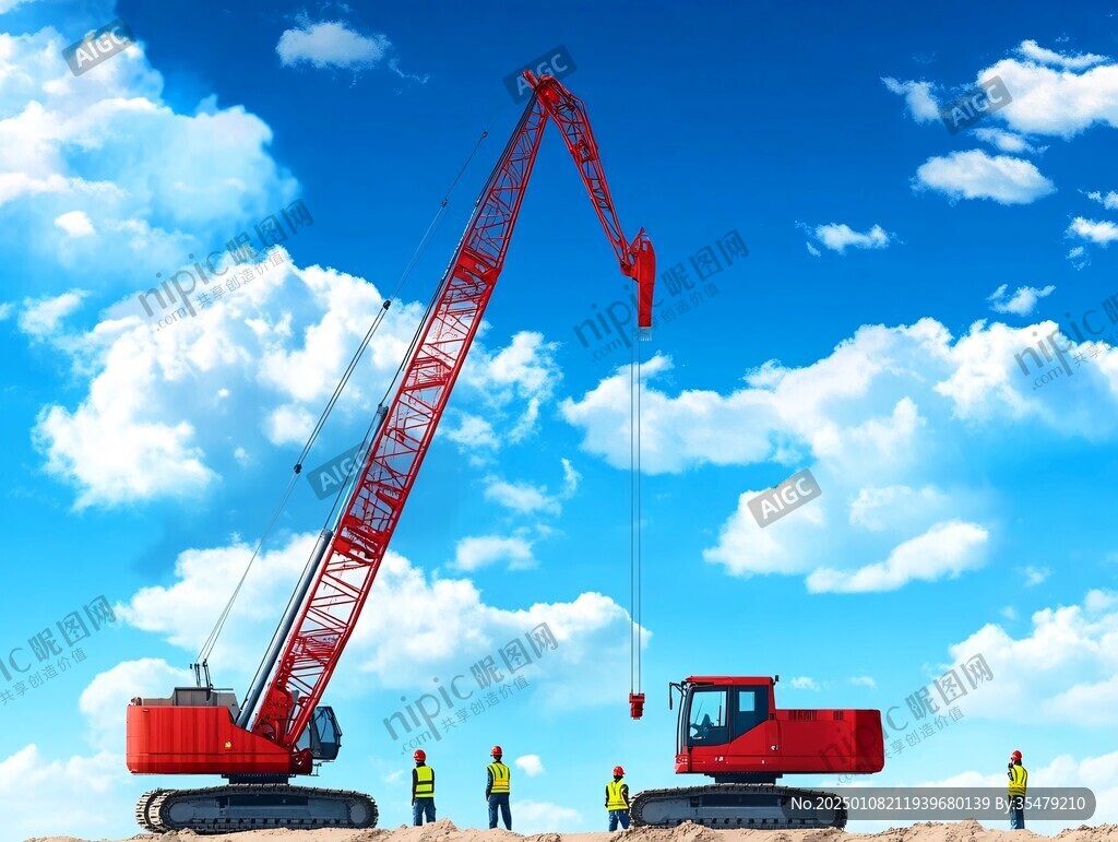 建筑工地开工奠基仪式