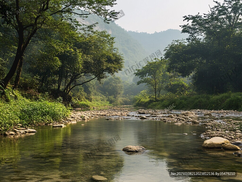 秦岭小河