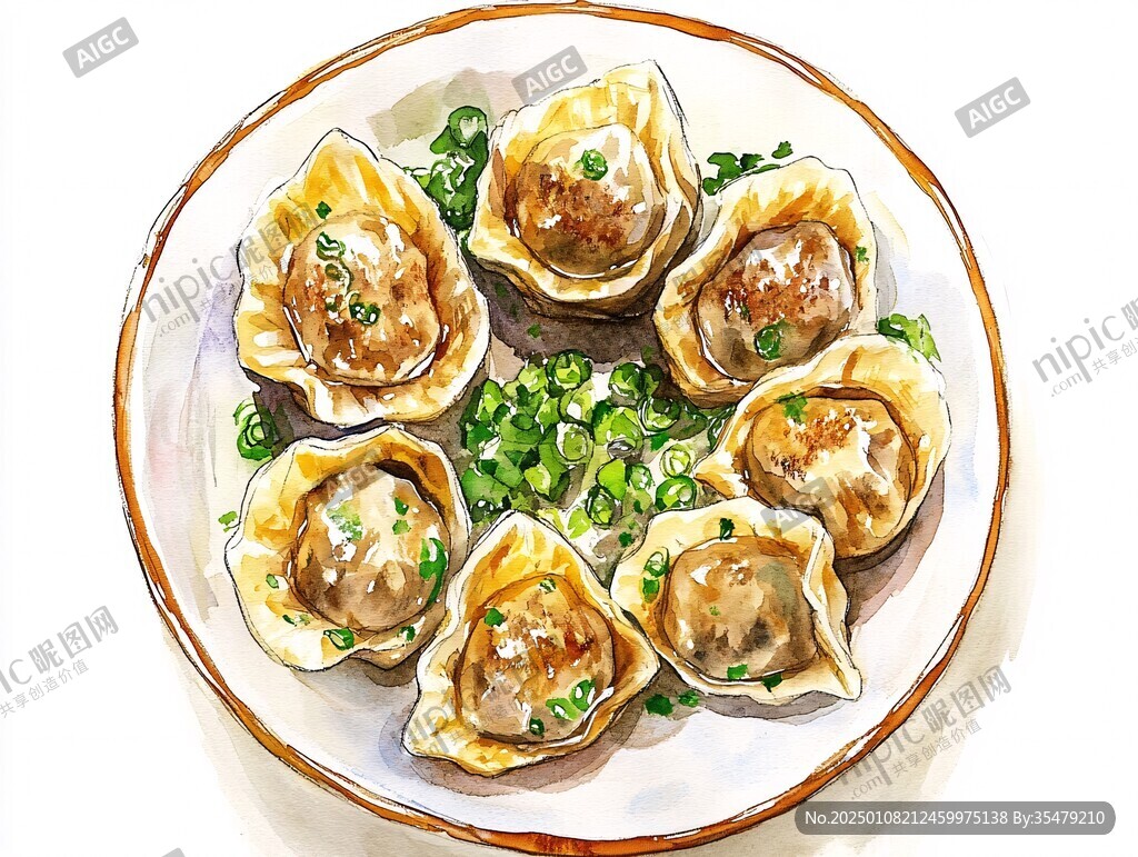 板绘美食
