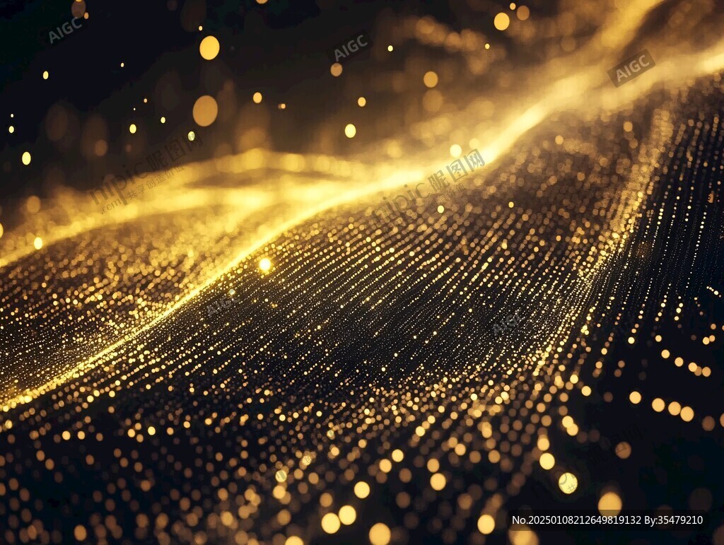 金色无限科技背景