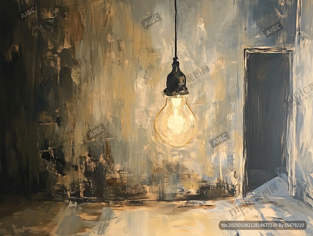 灯油画