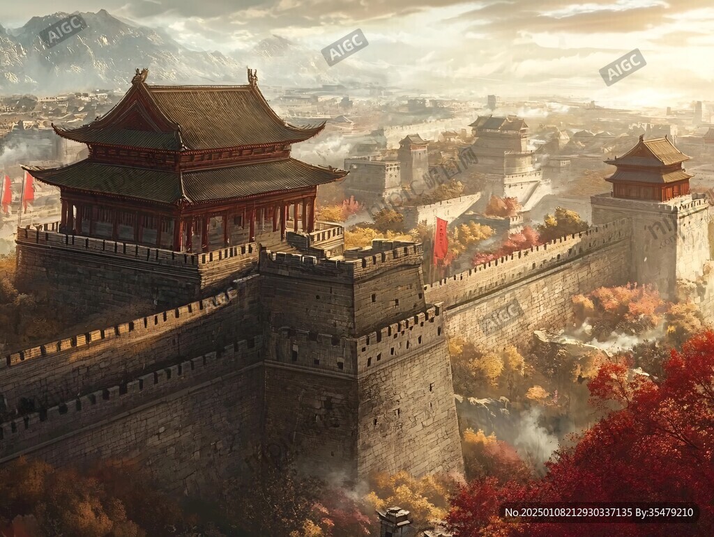 大境门插画