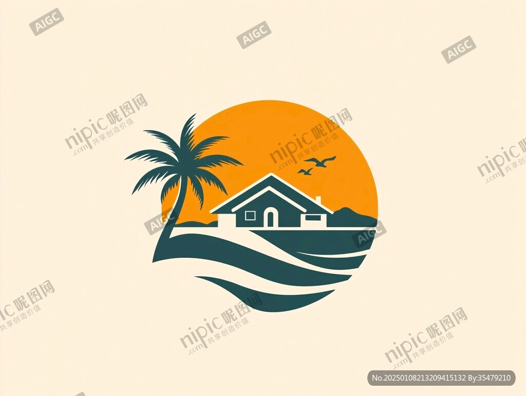 海景房logo设计