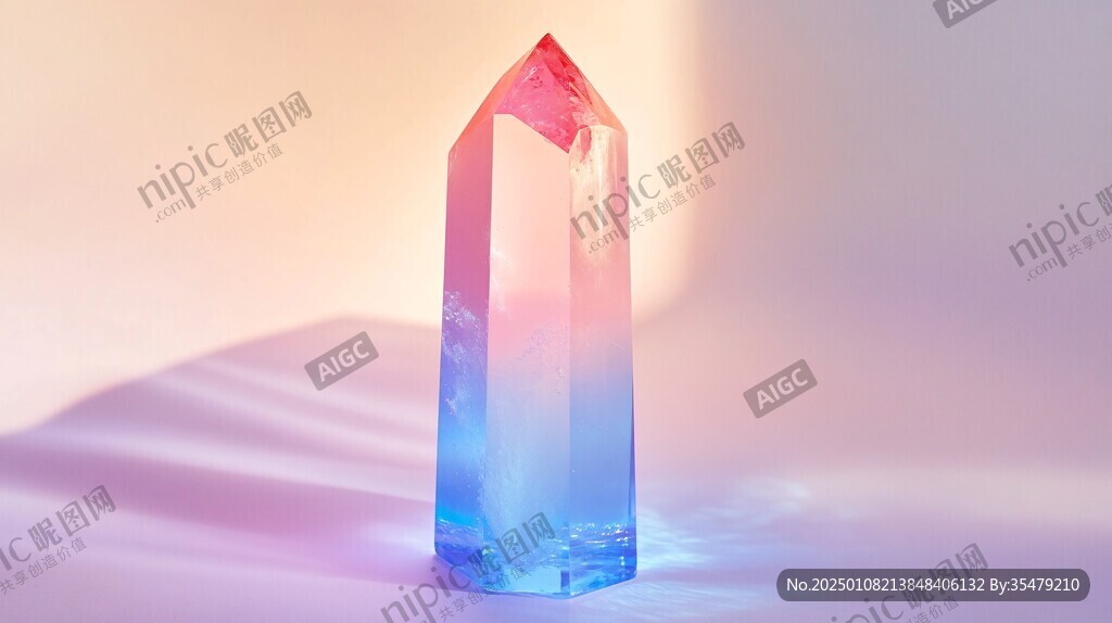 渐变色水晶