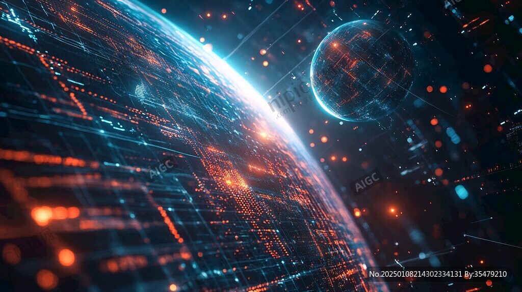 元宇宙科技背景素材