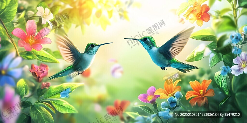 春天花鸟壁纸