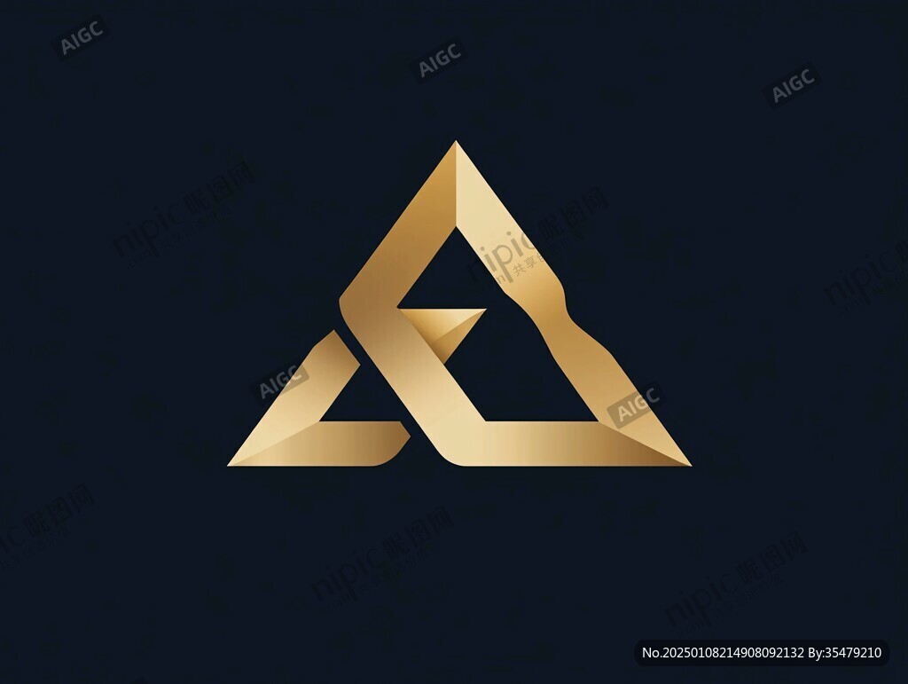 金色概念logo