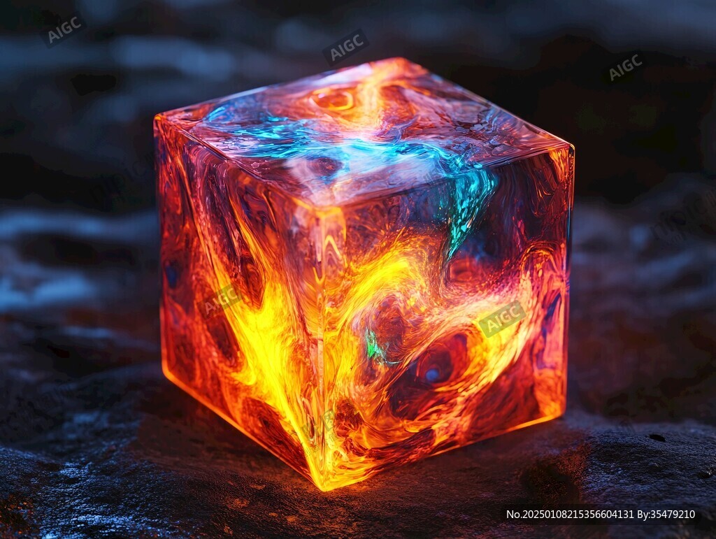 奇幻冰火景象
