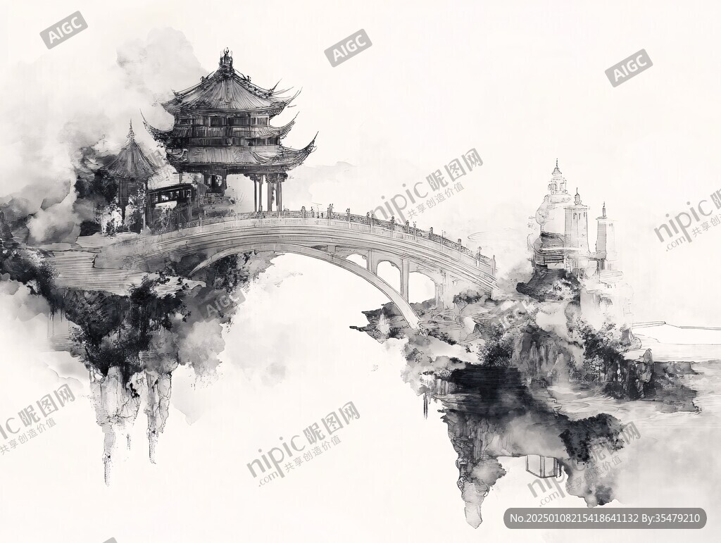 奈何桥插画