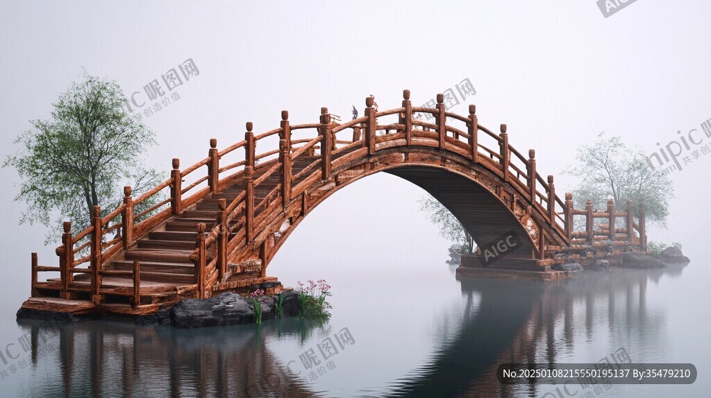 中式木拱桥