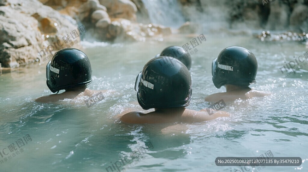 天然水域游泳
