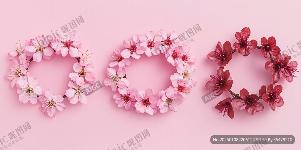 创意桃花