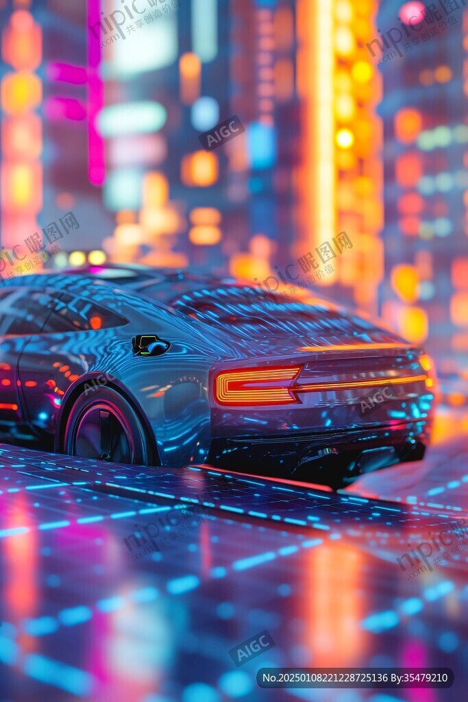 发光的车酷炫车