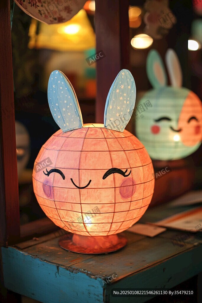 小兔小夜灯