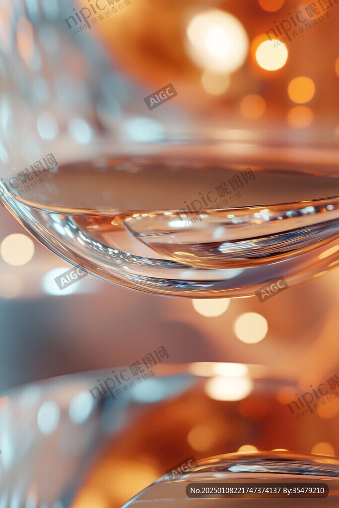 金属质感水珠