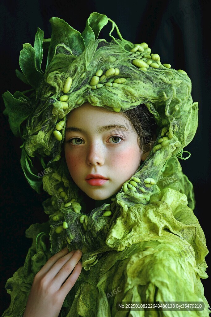 牛油果绿女孩