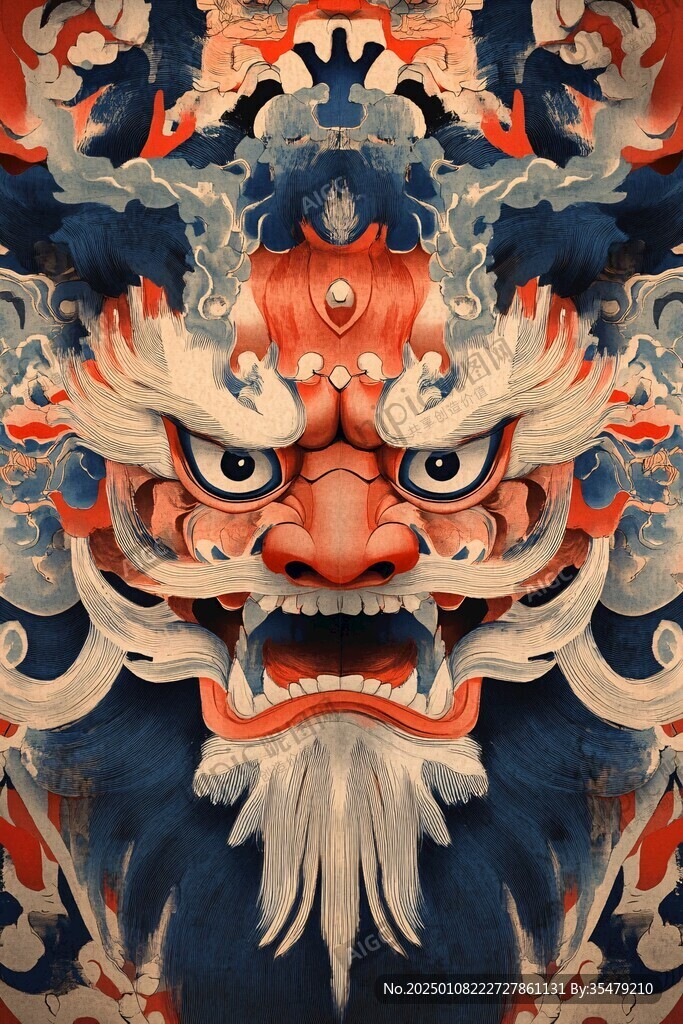 醒狮系列插画