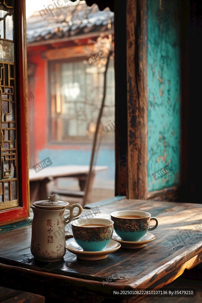 茶铺光影