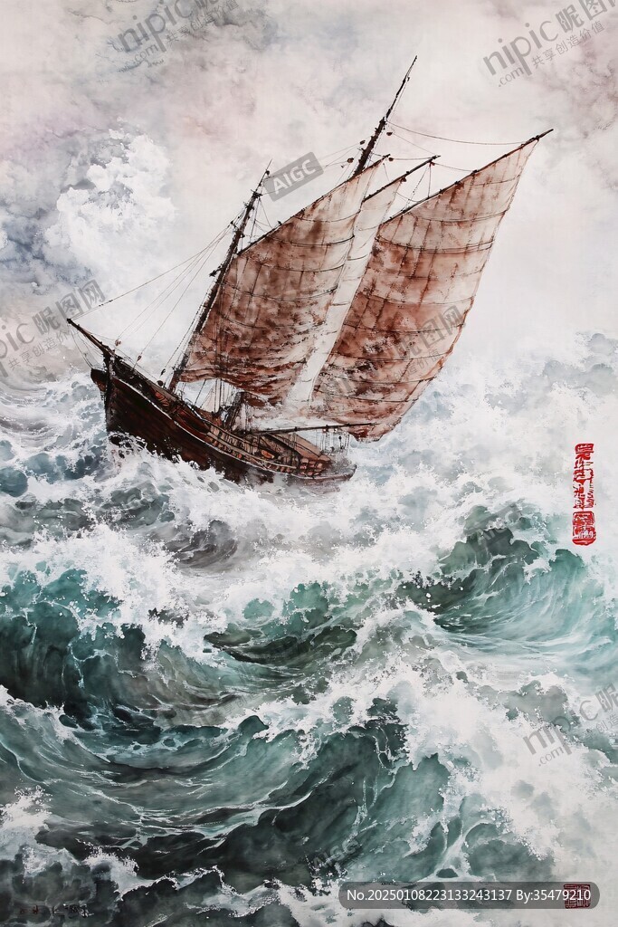 扬帆启航高清画