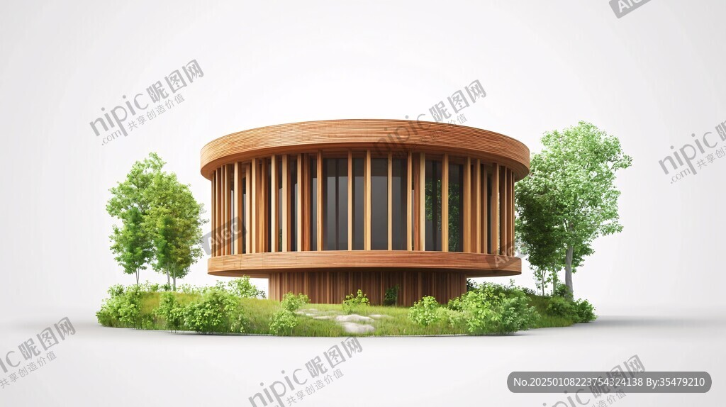 圆木结构建筑