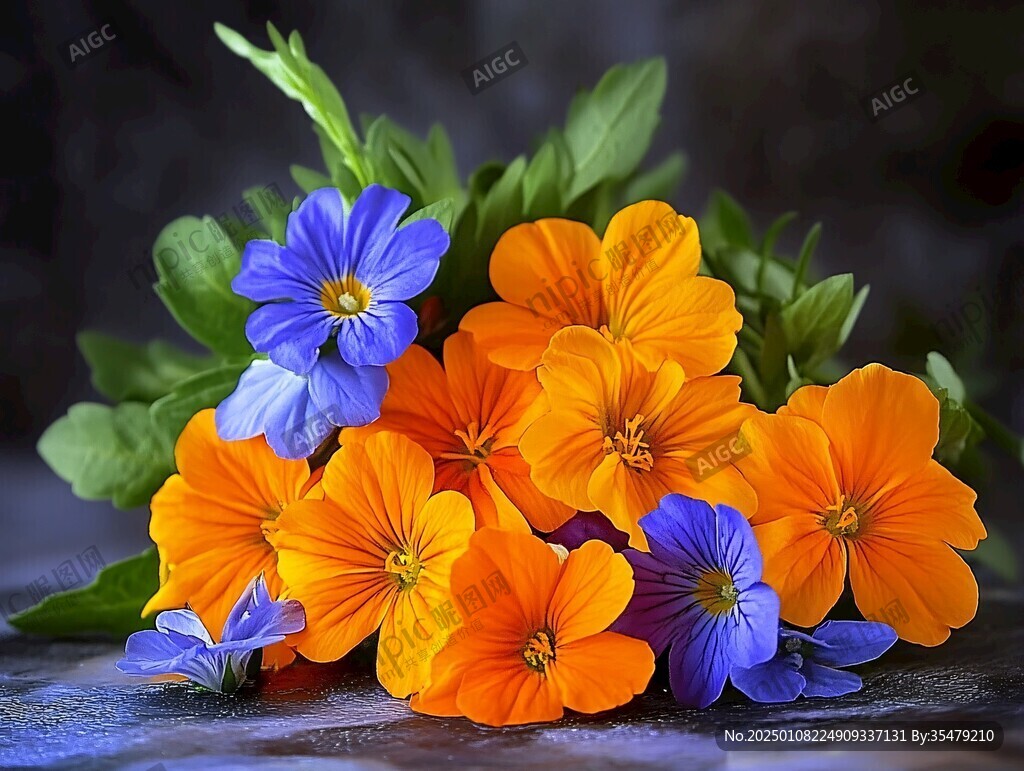 3d立体唯美花卉