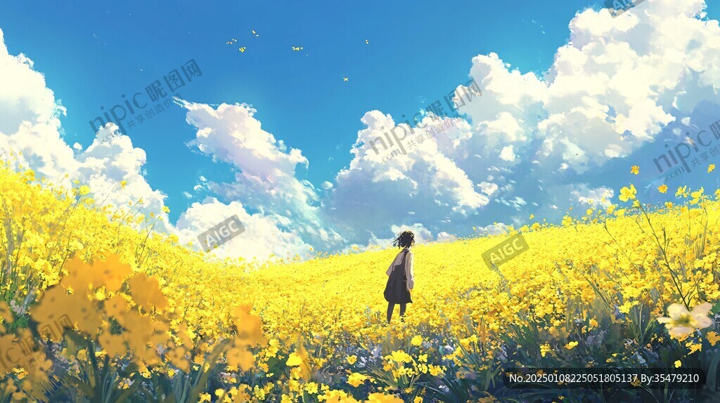 油菜地高清