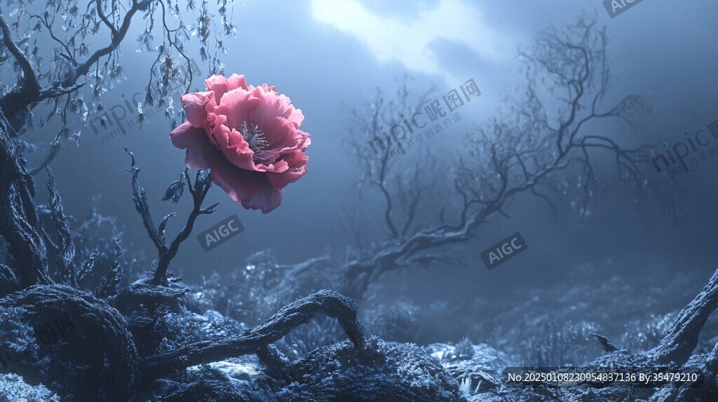 唯美梦幻梅花林