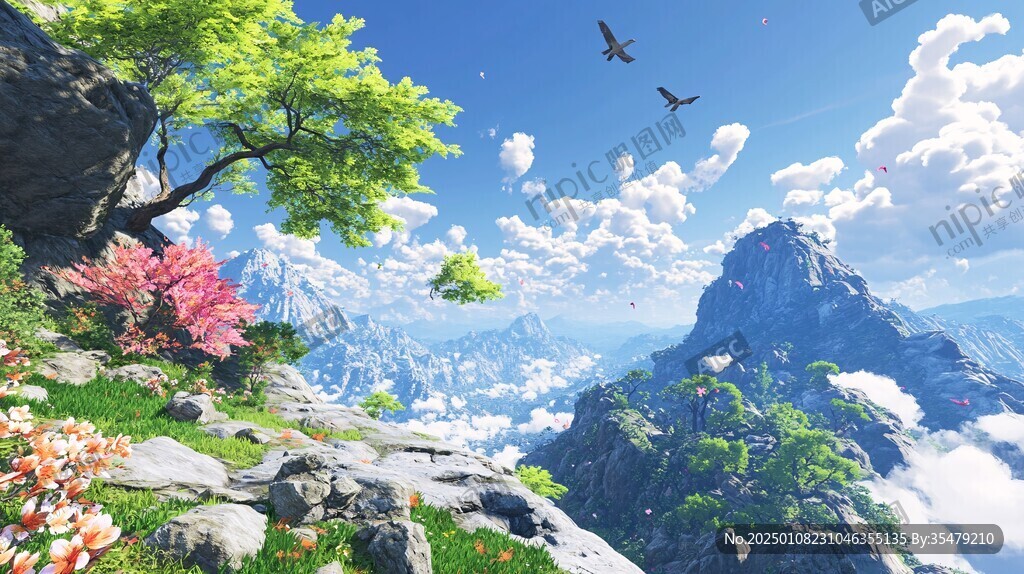 游戏山水场景