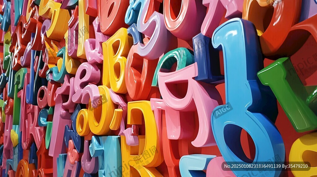 3d数字背景素材