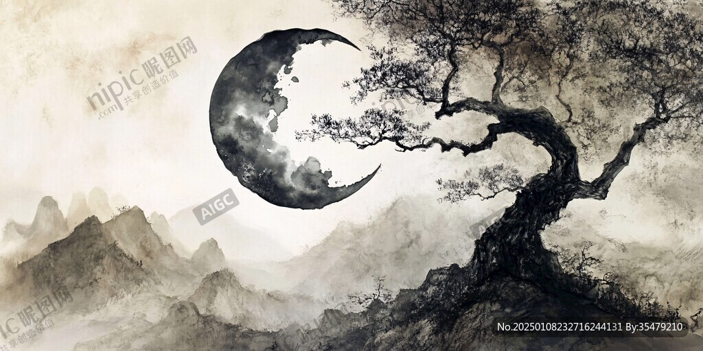 下玄月背景
