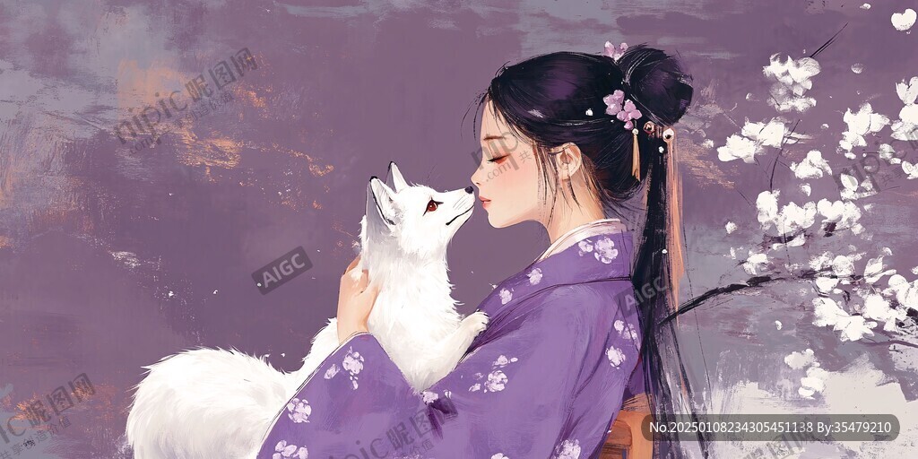 穿古装的狐狸