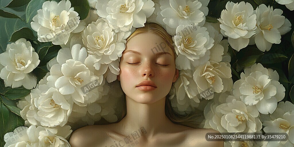 3d立体唯美花卉