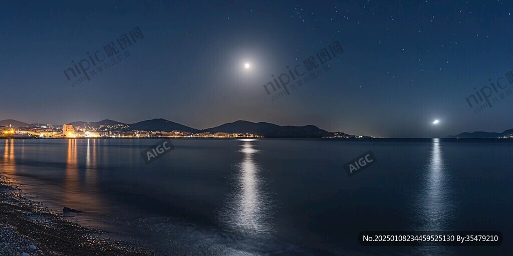 洱海月夜