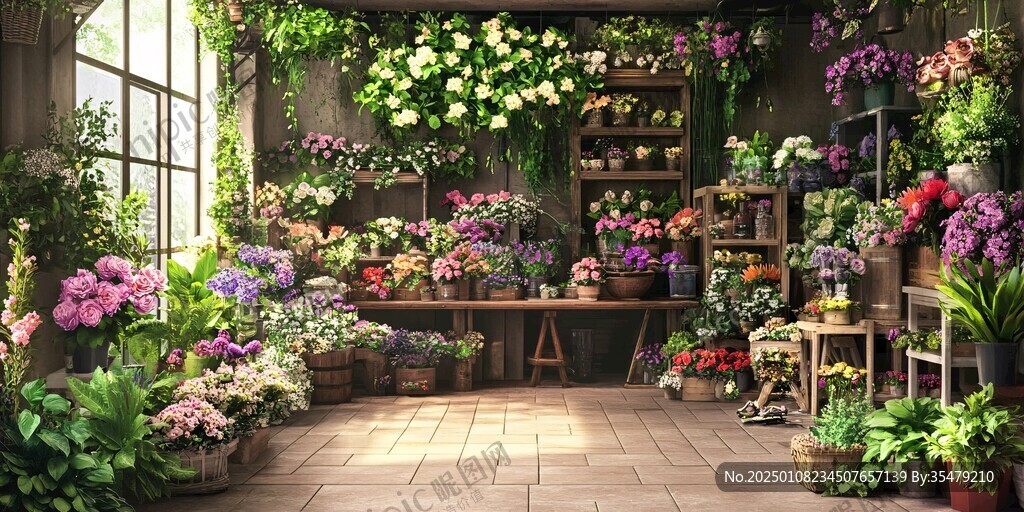 高清花店装饰
