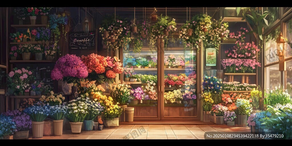 花店内景超市内景