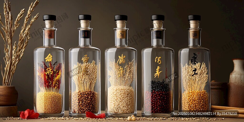 白酒小瓶包装效果