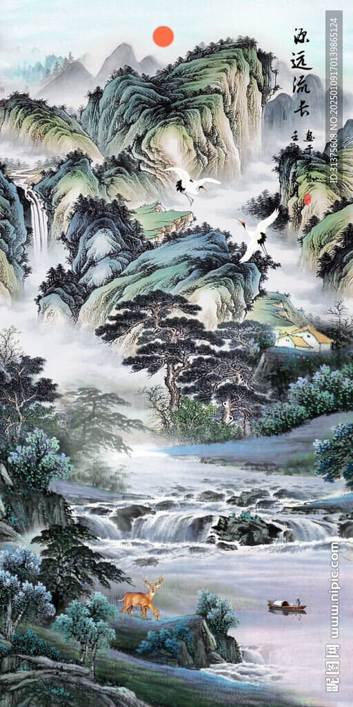 玄关风景画