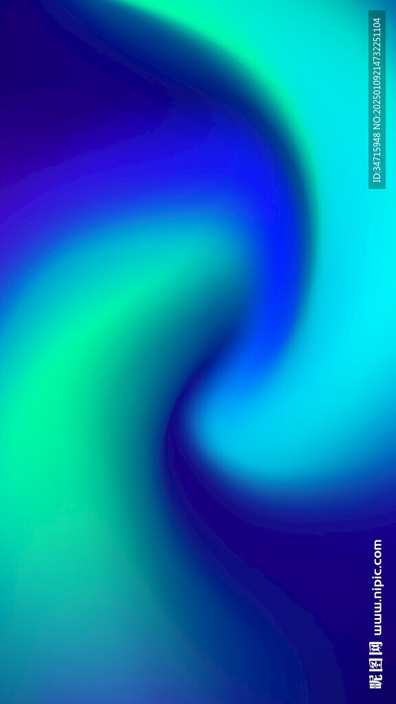 蓝绿色渐变模糊矢量背景