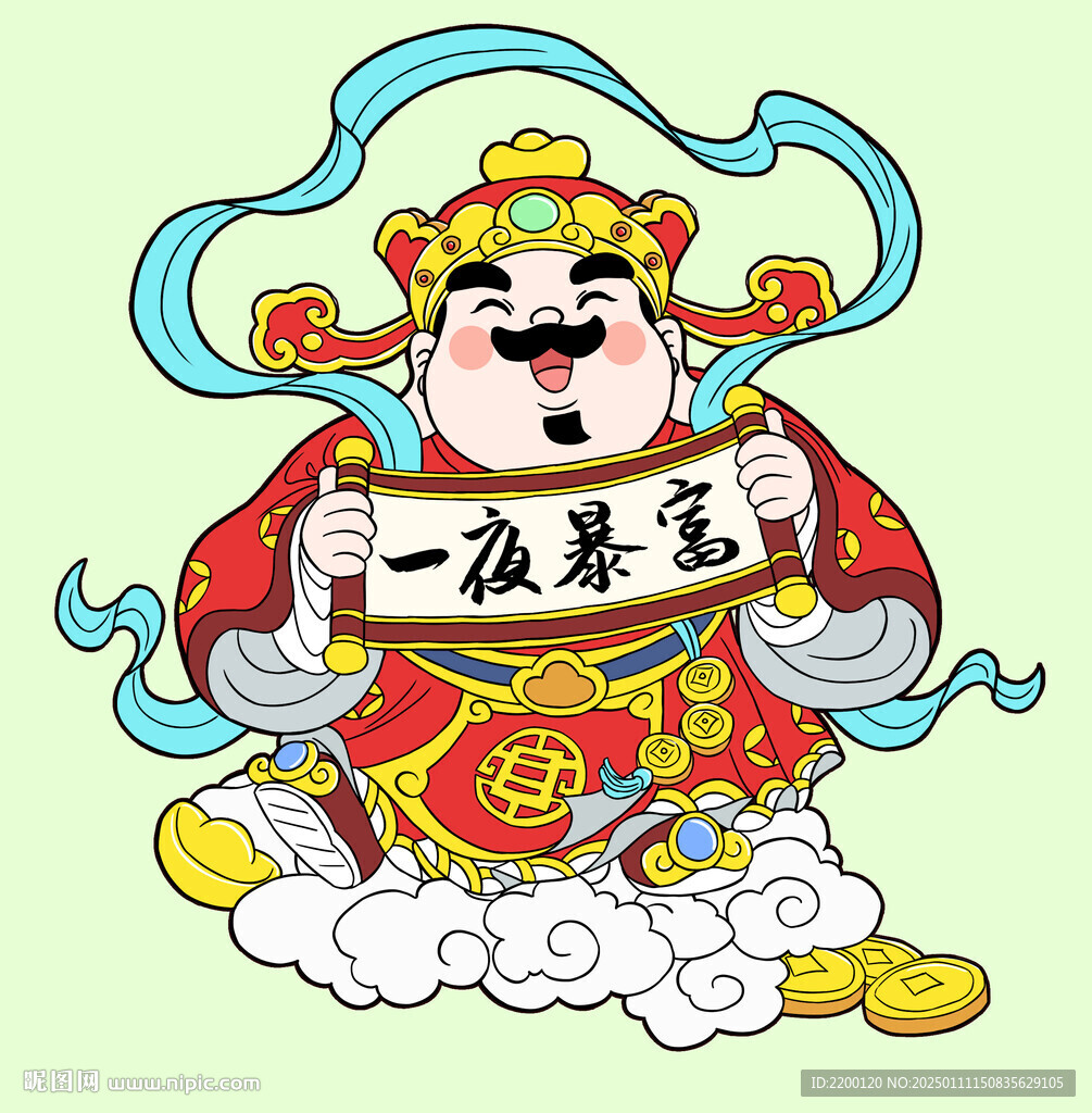 财神壁纸手机壳设计