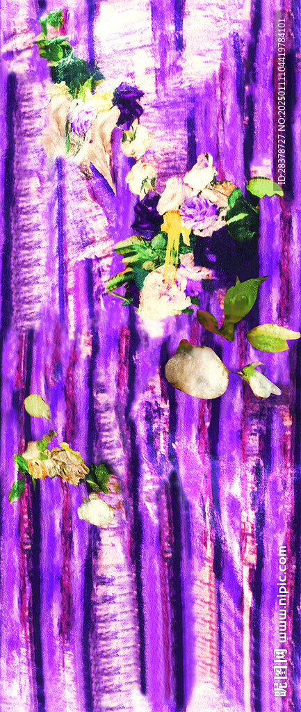 扎染花
