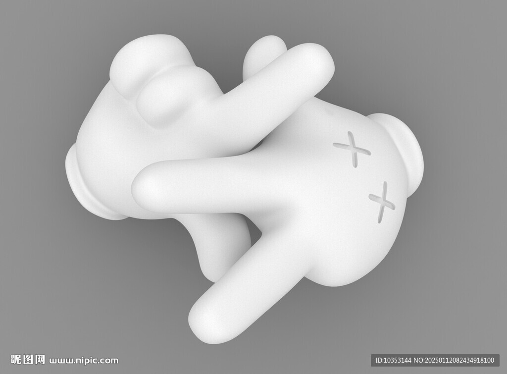 动漫卡通手装饰挂饰静物立体3D