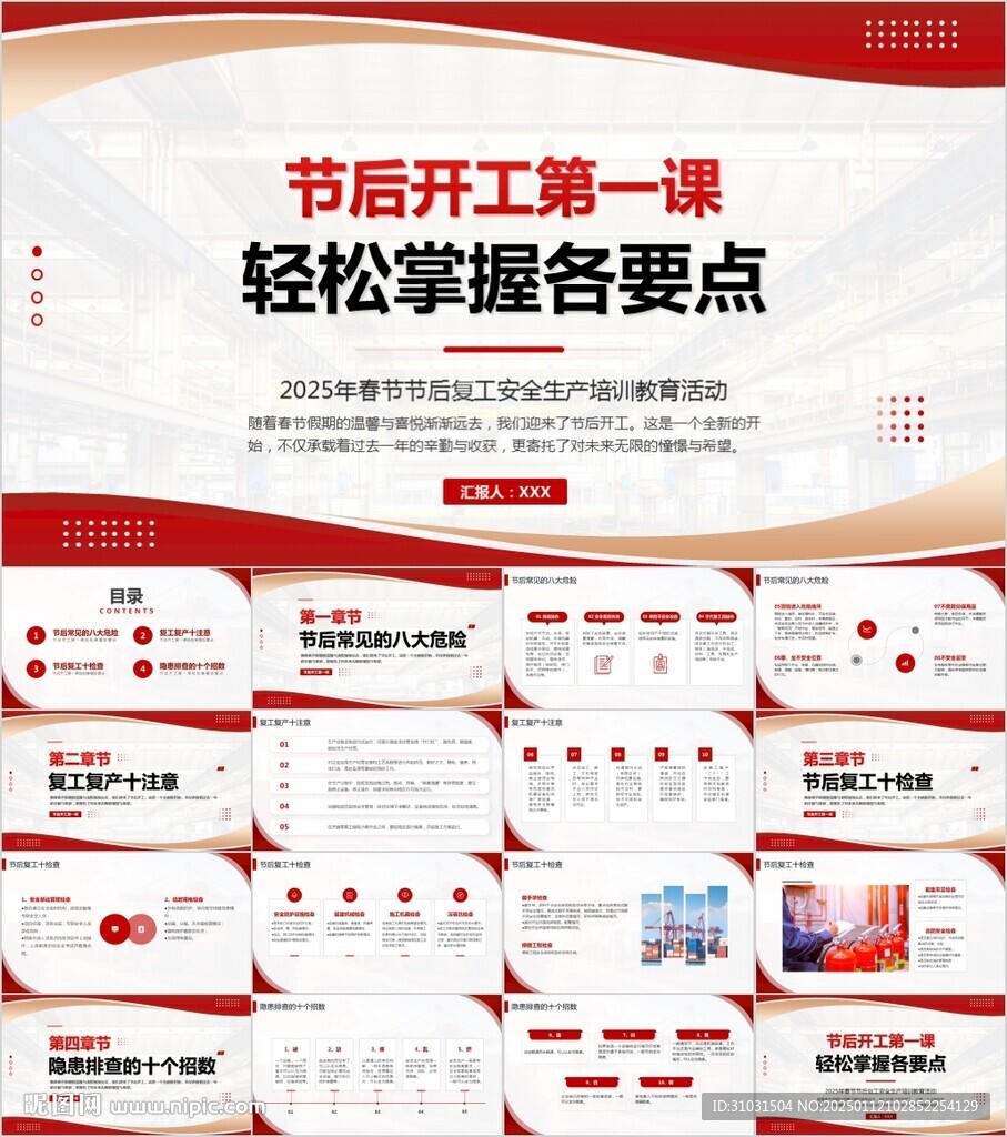 企业复工PPT