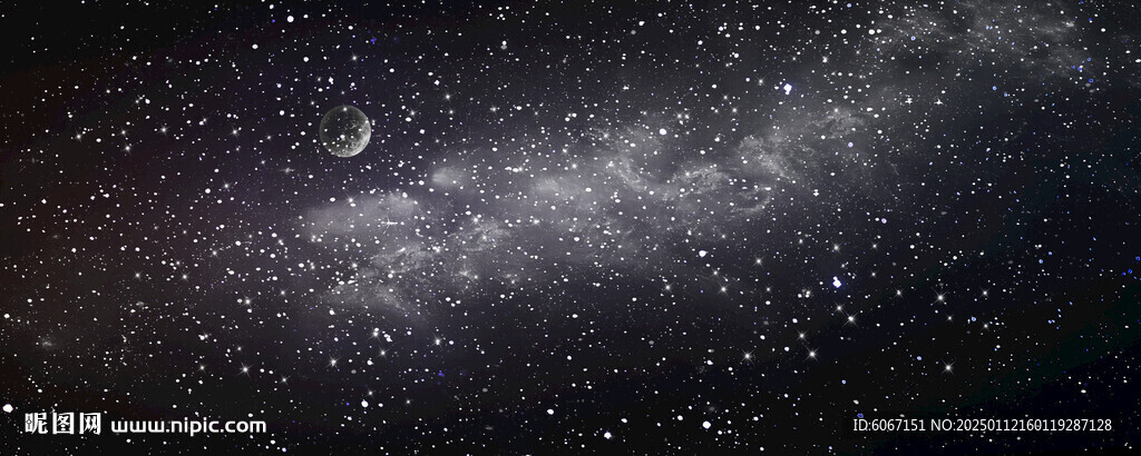 黑色星空软膜天花背景