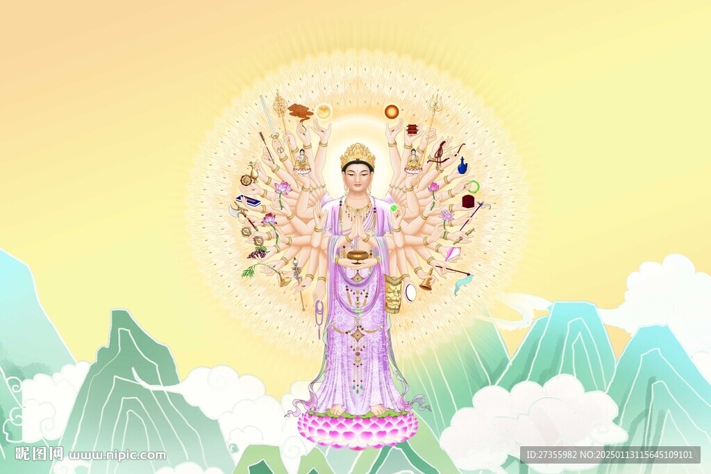 千手观音像