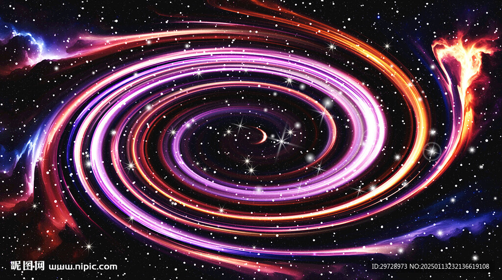 璀璨漩涡星空