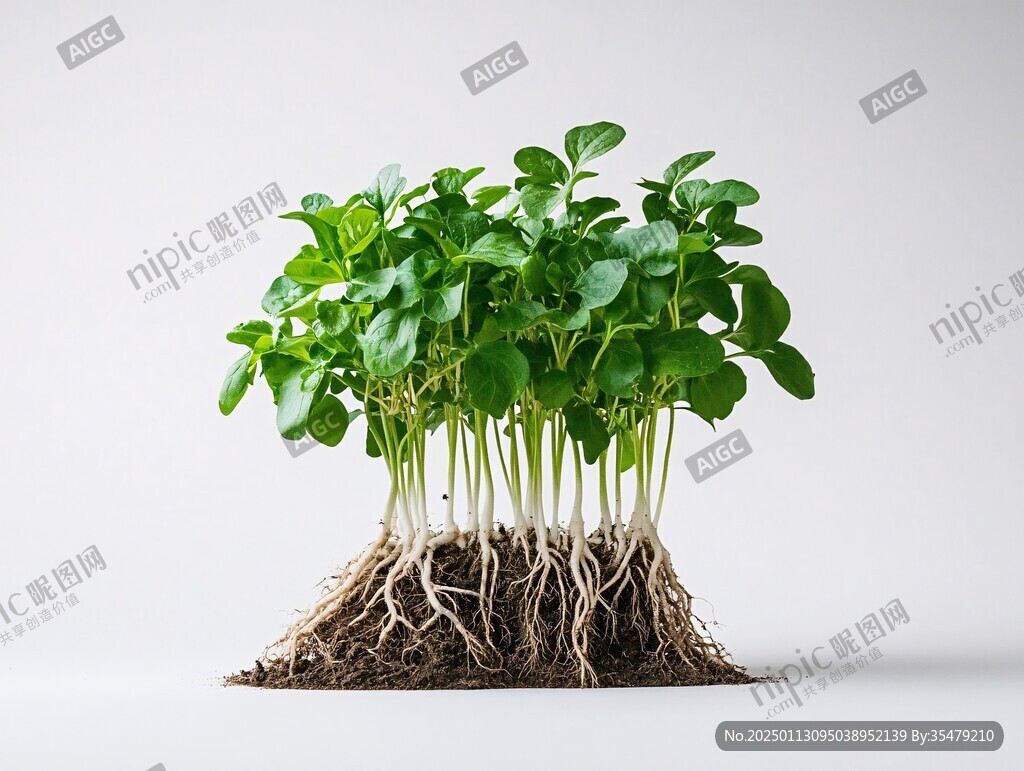 红薯苗素材