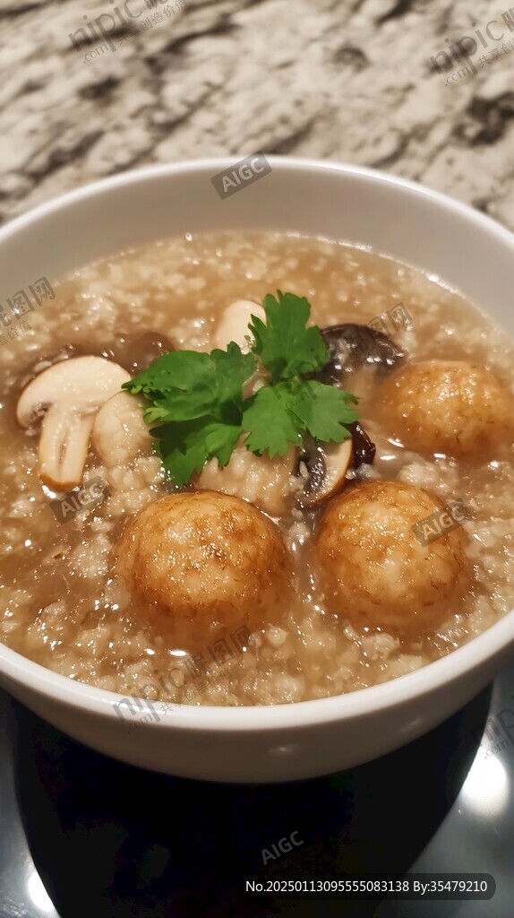 无米粥浸双丸