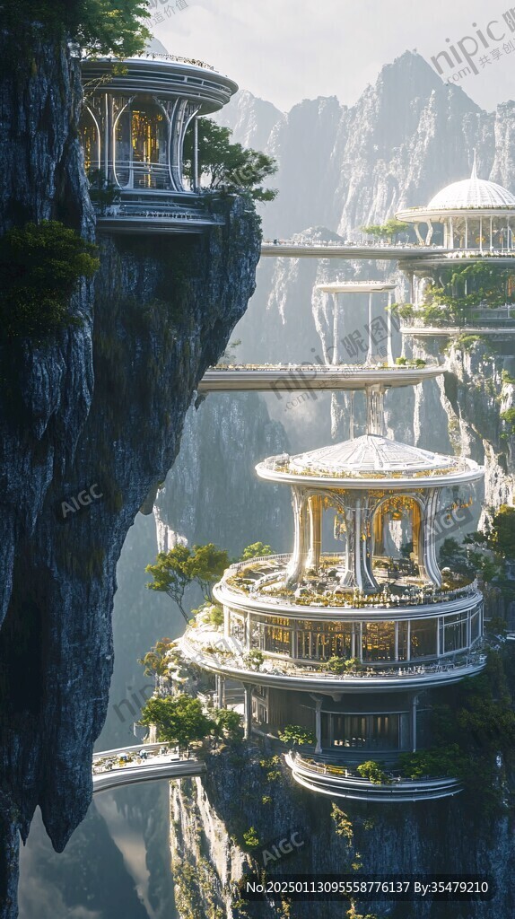 幻想的外星建筑
