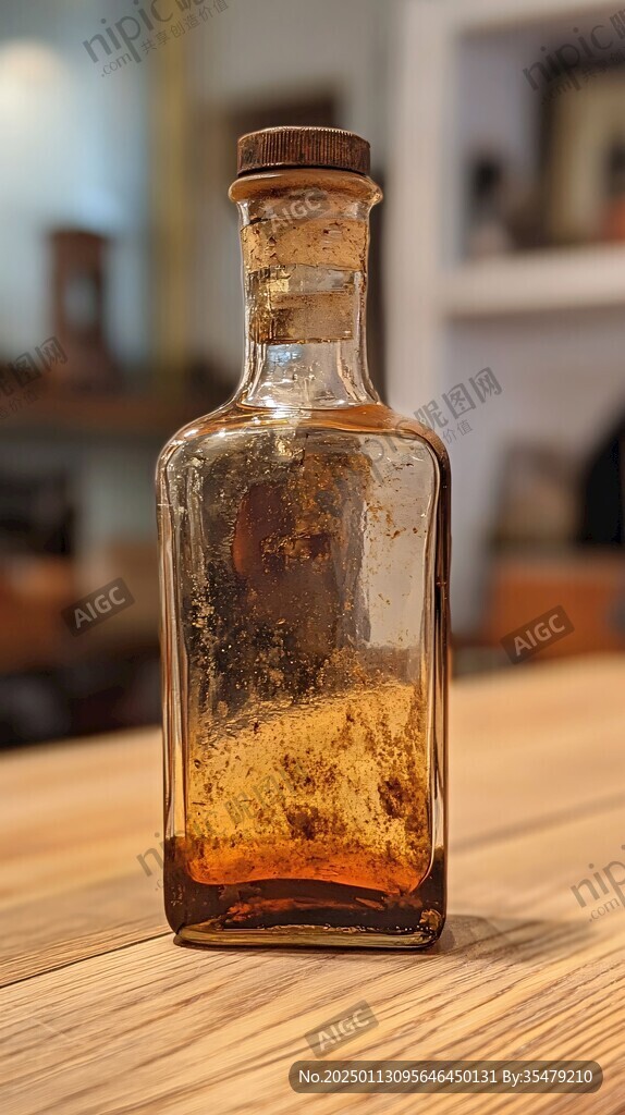 琥珀玻璃瓶