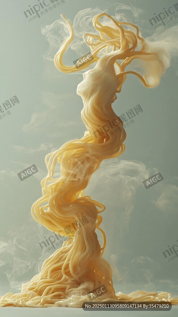 飘逸丝带云雾缭绕
